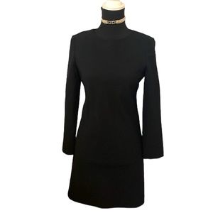 Like new Burberry black long sleeve dress